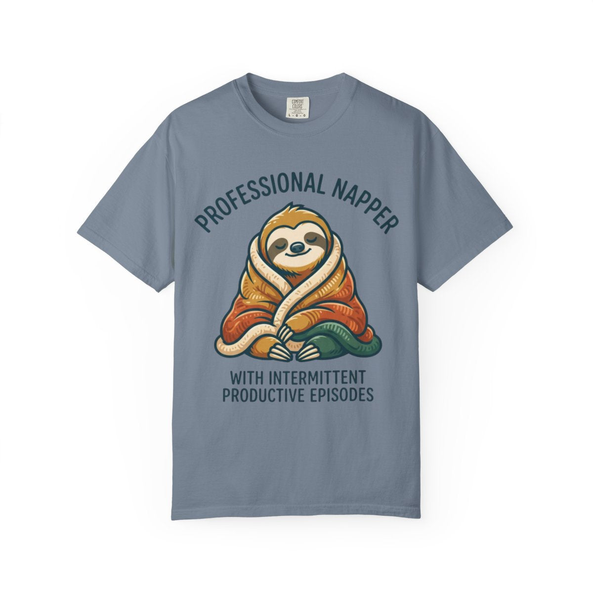 Color: Blue Jean | Professional Napper Unisex Garment-Dyed Tee