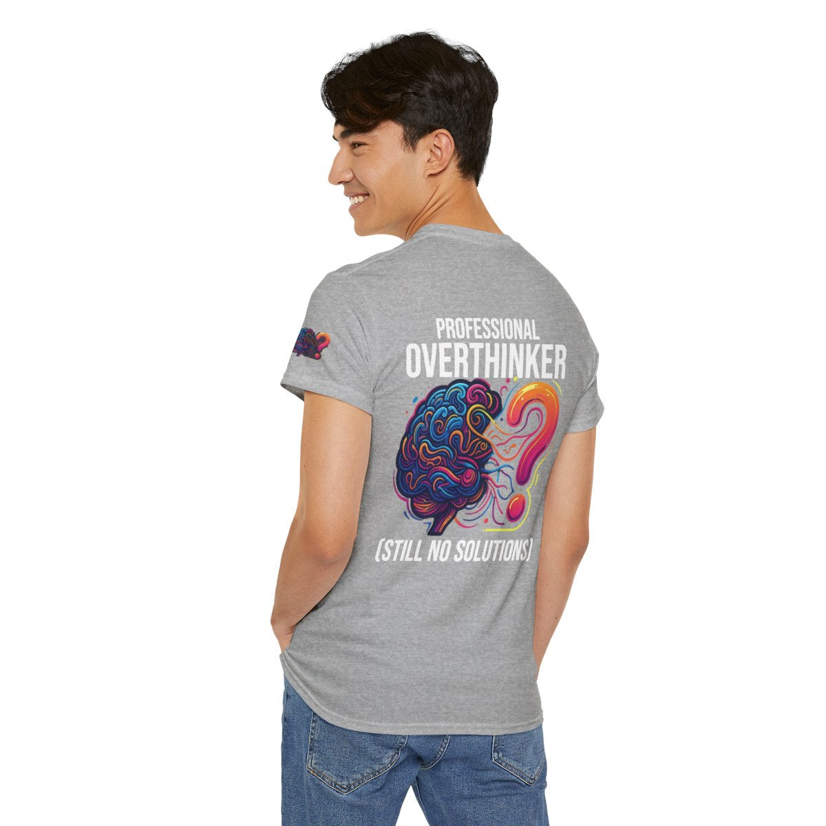 Color: Sport Grey | Professional Overthinker Premium Graphic Tee