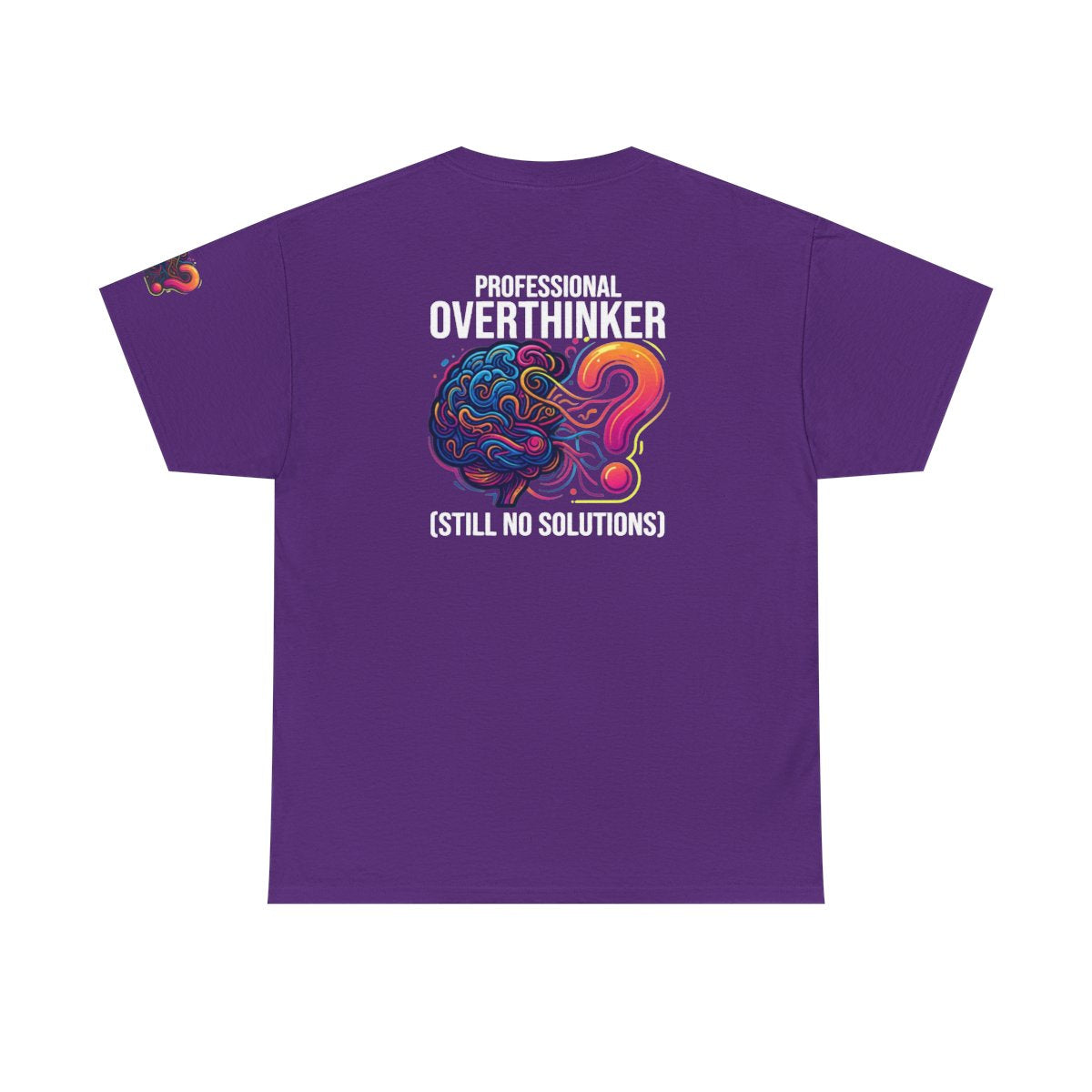 Color: Purple | Professional Overthinker Premium Graphic Tee