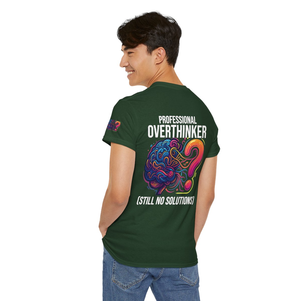 Color: Forest Green | Professional Overthinker Premium Graphic Tee