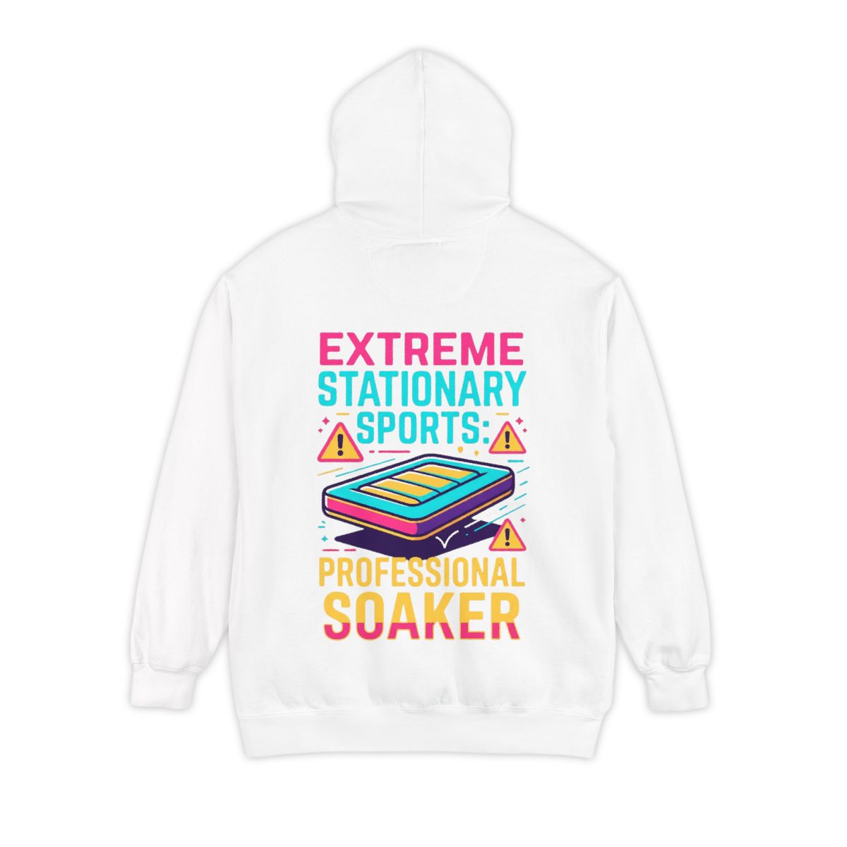 Color: White | Professional Soaker Garment-Dyed Hoodie