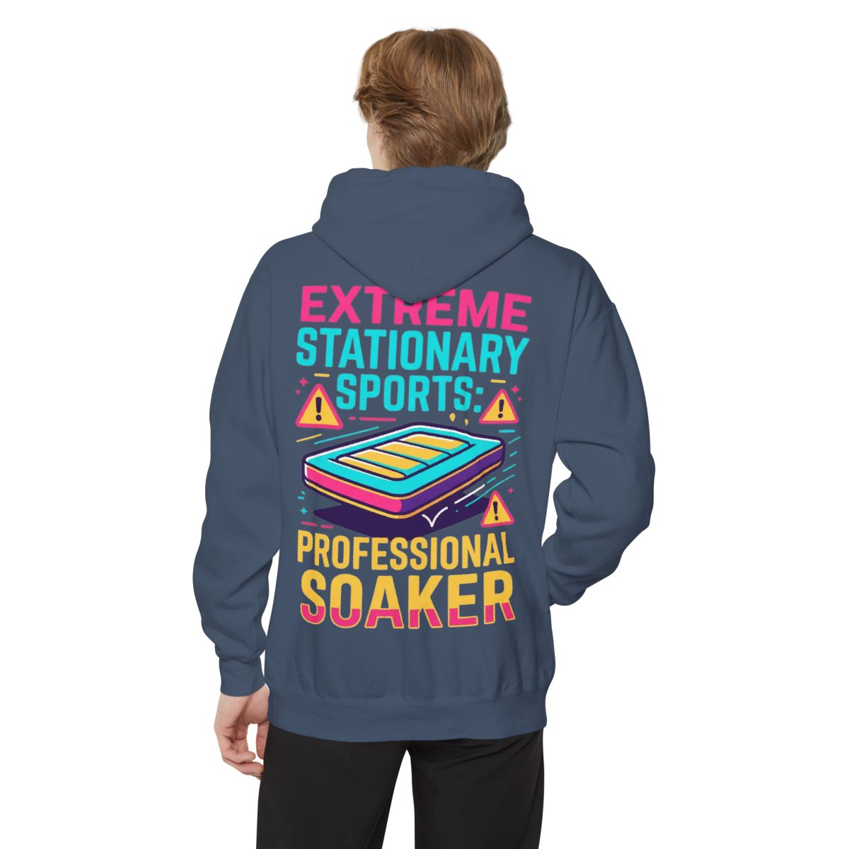 Color: Denim | Professional Soaker Garment-Dyed Hoodie