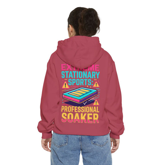 Color: Crimson | Professional Soaker Garment-Dyed Hoodie