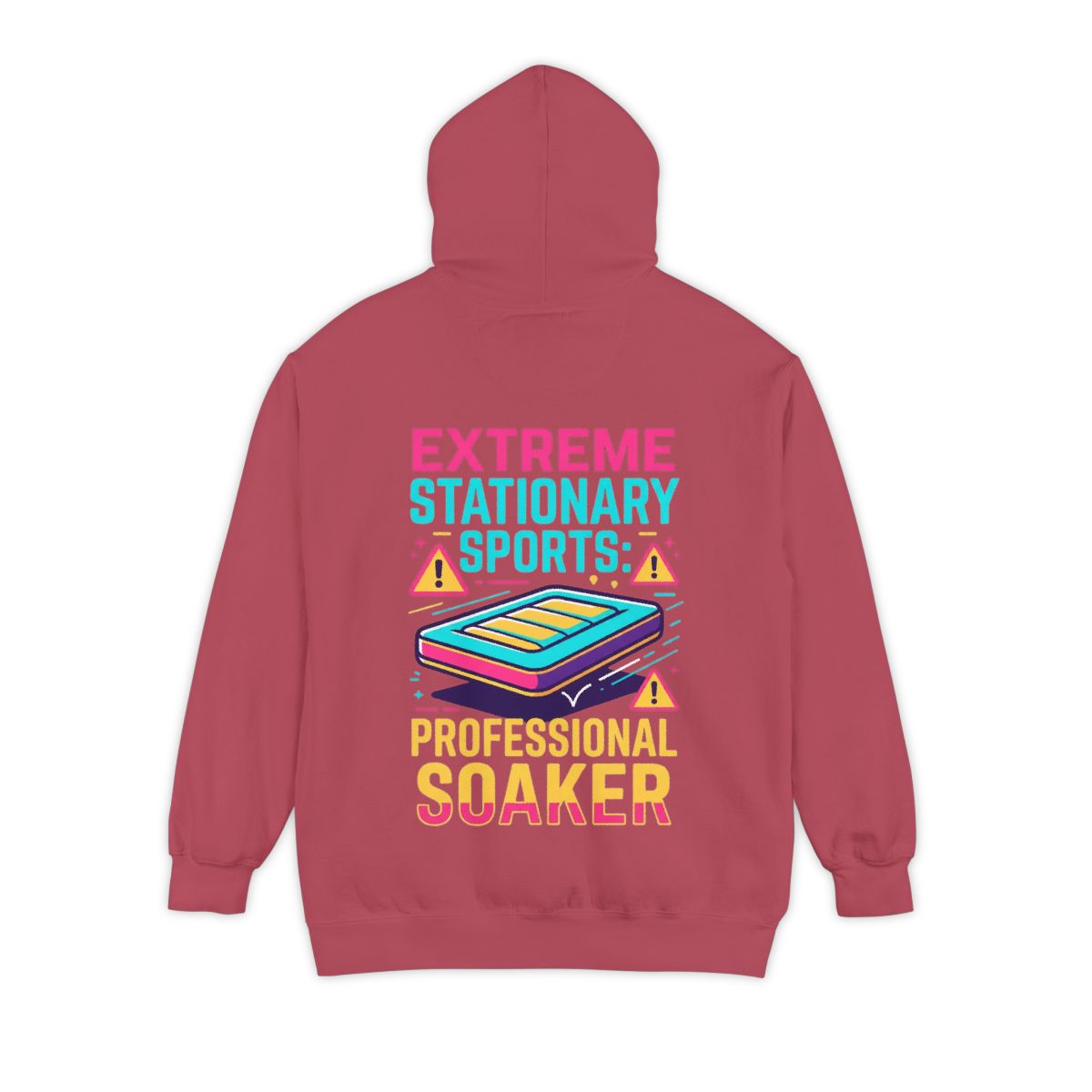 Color: Crimson | Professional Soaker Garment-Dyed Hoodie