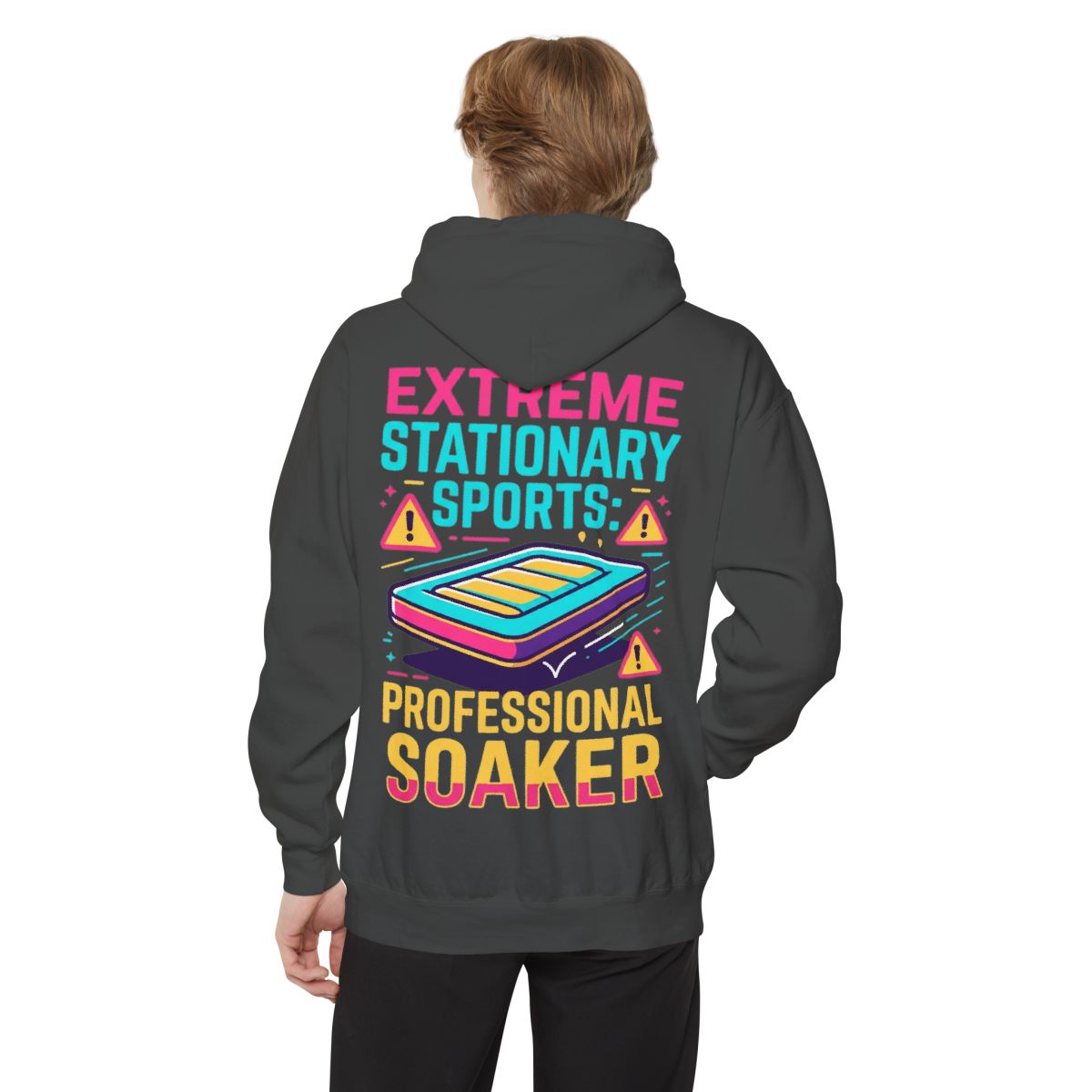 Color: Pepper | Professional Soaker Garment-Dyed Hoodie