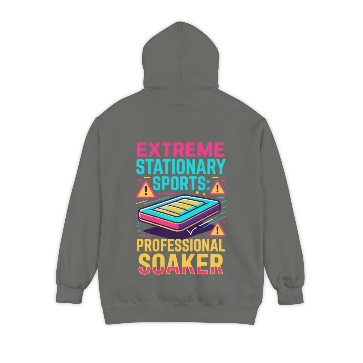 Color: Grey | Professional Soaker Garment-Dyed Hoodie
