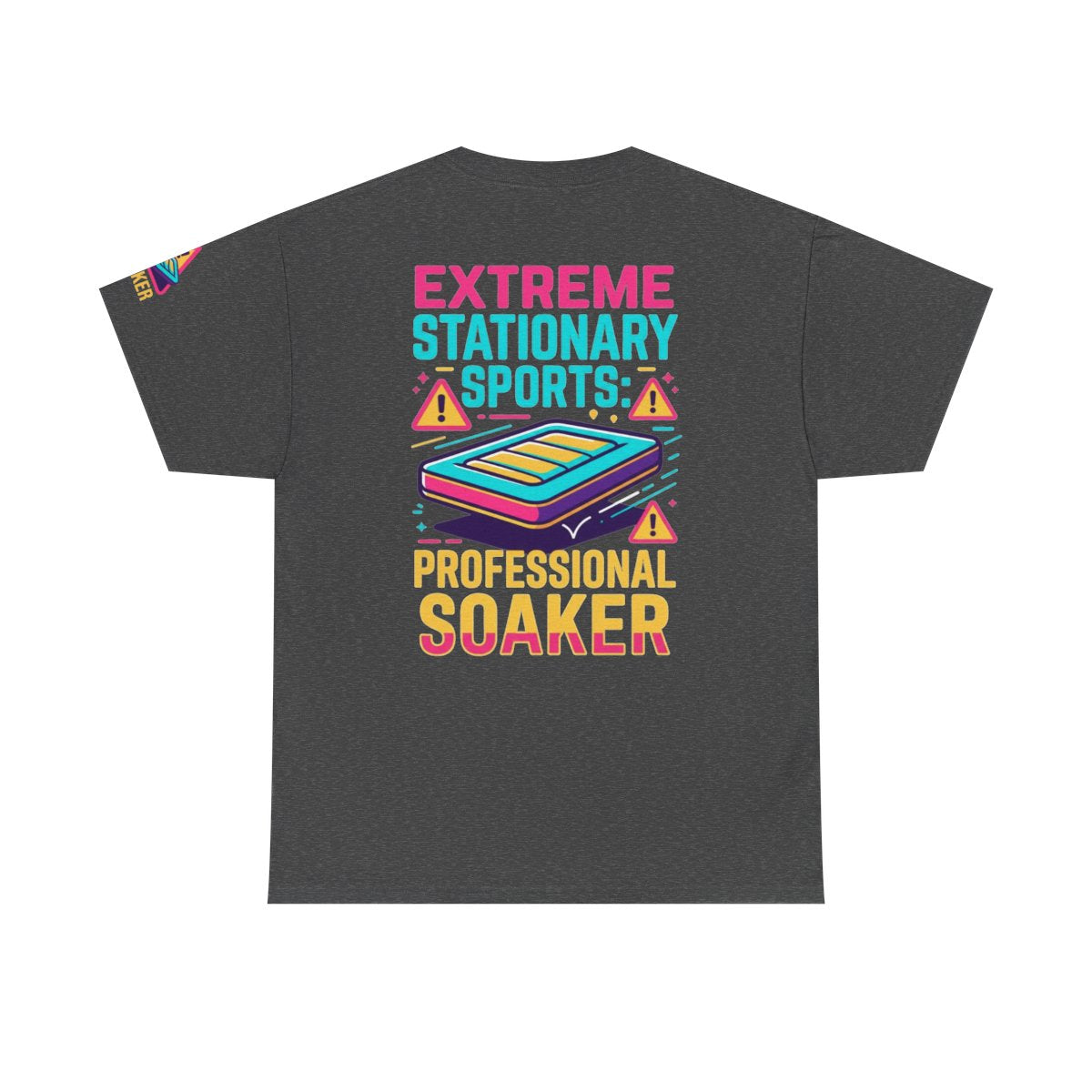 Color: Dark Heather | Professional Soaker Premium Graphic Tee