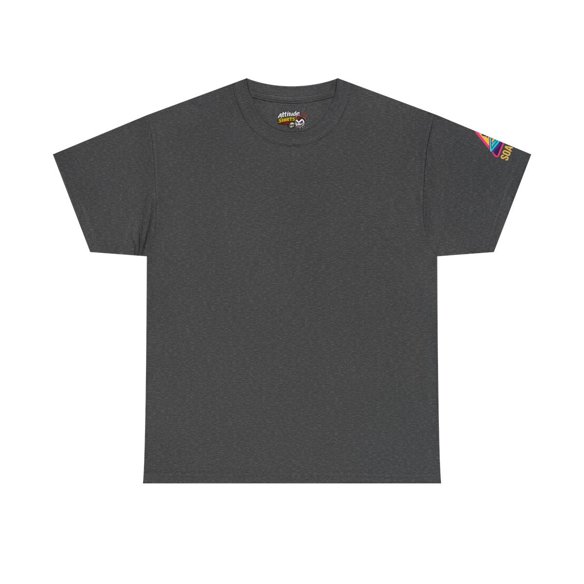 Color: Dark Heather | Professional Soaker Premium Graphic Tee