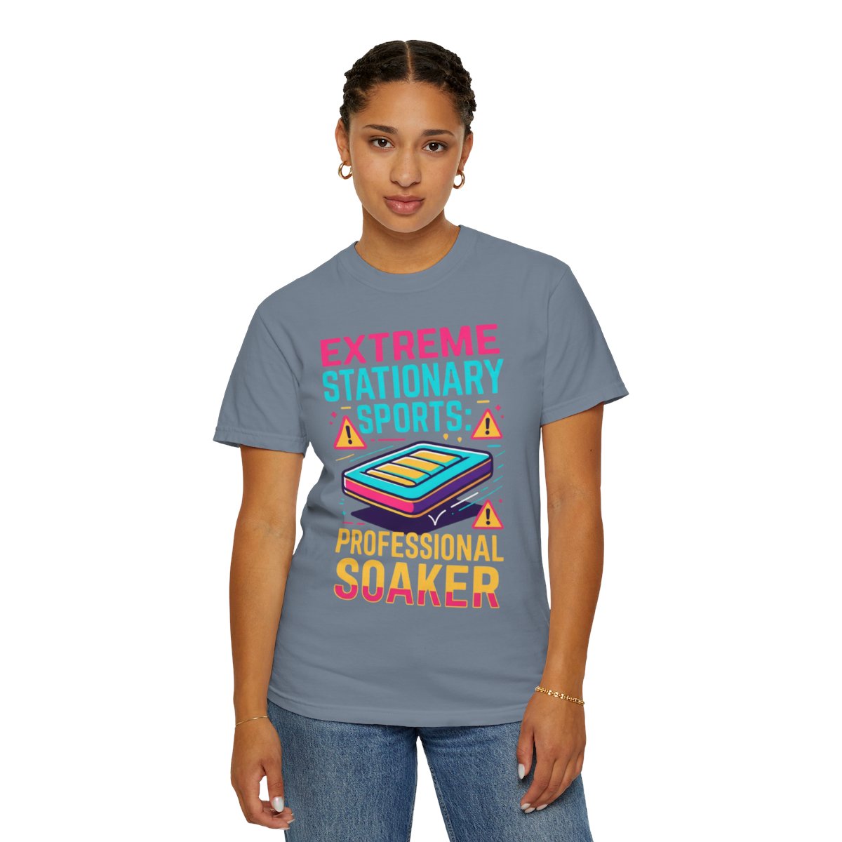 Color: Blue Jean | Professional Soaker Unisex Garment-Dyed Tee