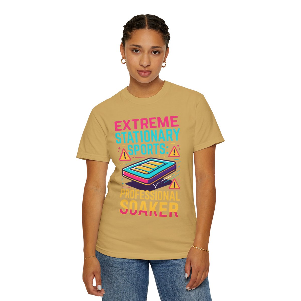 Color: Mustard | Professional Soaker Unisex Garment-Dyed Tee
