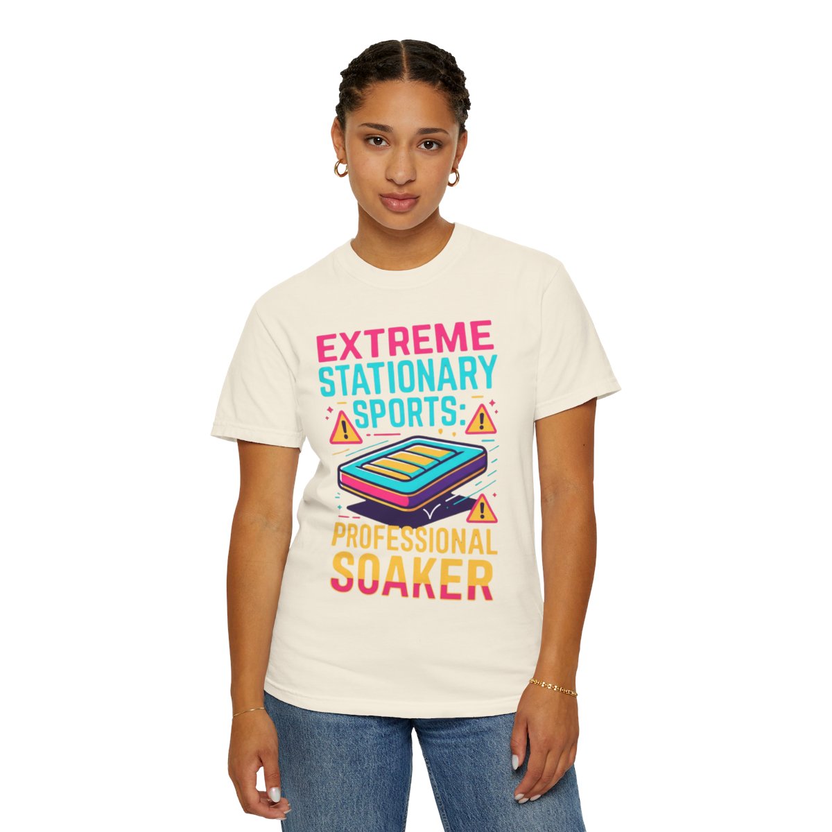 Color: Ivory | Professional Soaker Unisex Garment-Dyed Tee