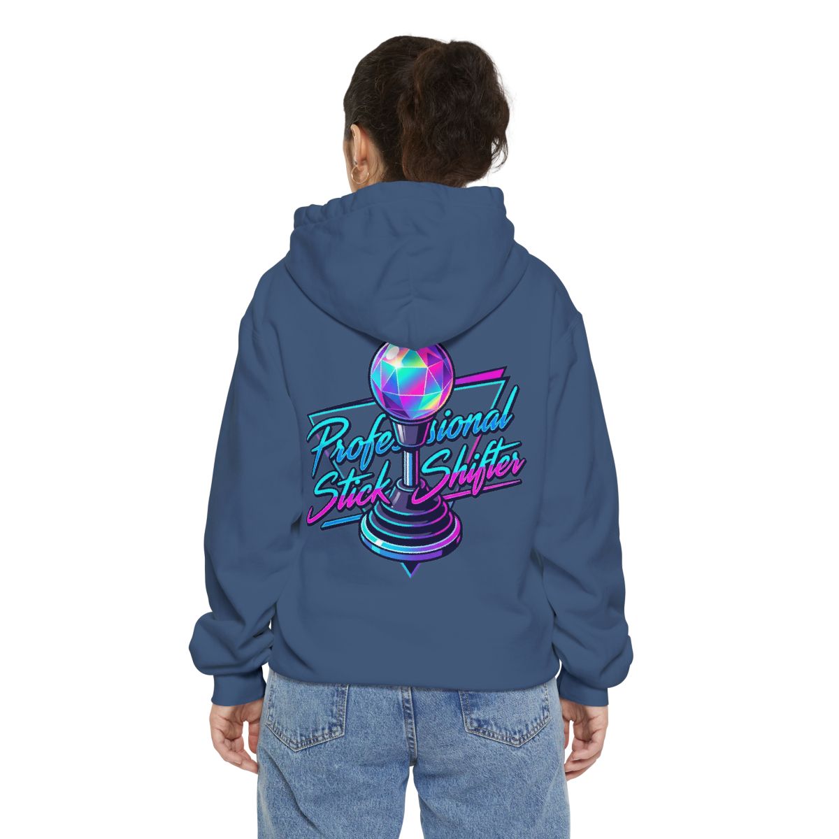 Color: True Navy | Professional Stick Shifter Garment-Dyed Hoodie