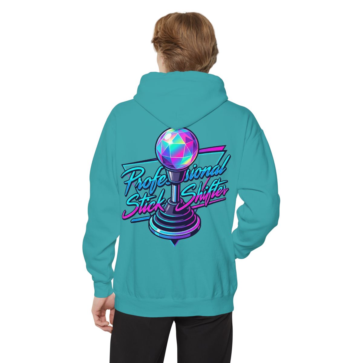 Color: Seafoam | Professional Stick Shifter Garment-Dyed Hoodie