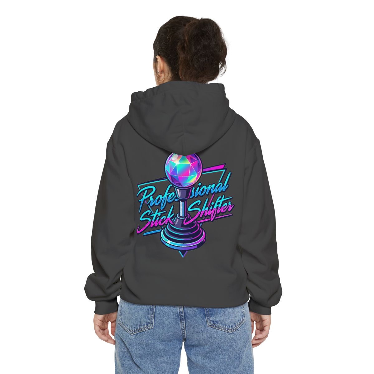 Color: Pepper | Professional Stick Shifter Garment-Dyed Hoodie