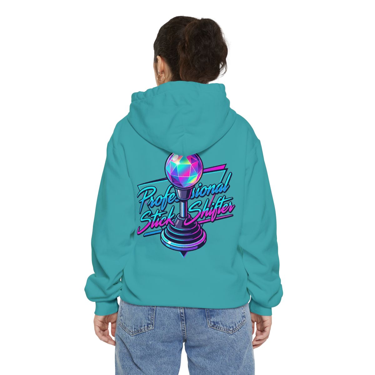 Color: Seafoam | Professional Stick Shifter Garment-Dyed Hoodie