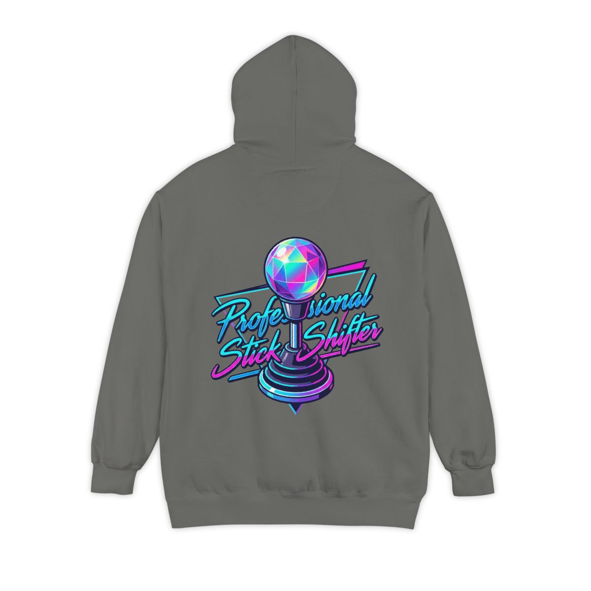 Color: Grey | Professional Stick Shifter Garment-Dyed Hoodie