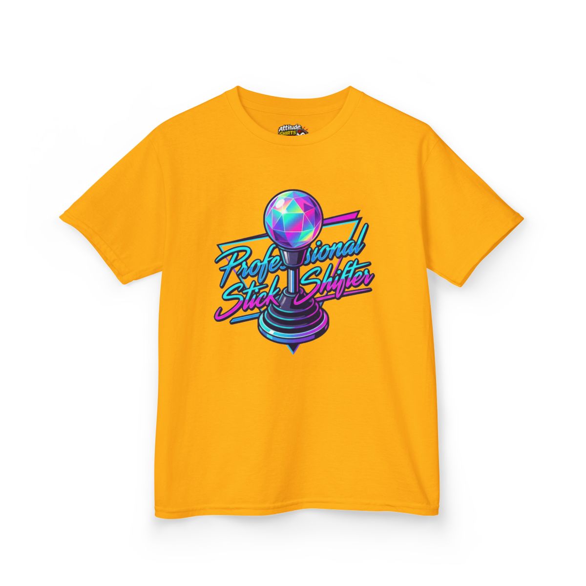 Color: Gold | Professional Stick Shifter Kids Tee