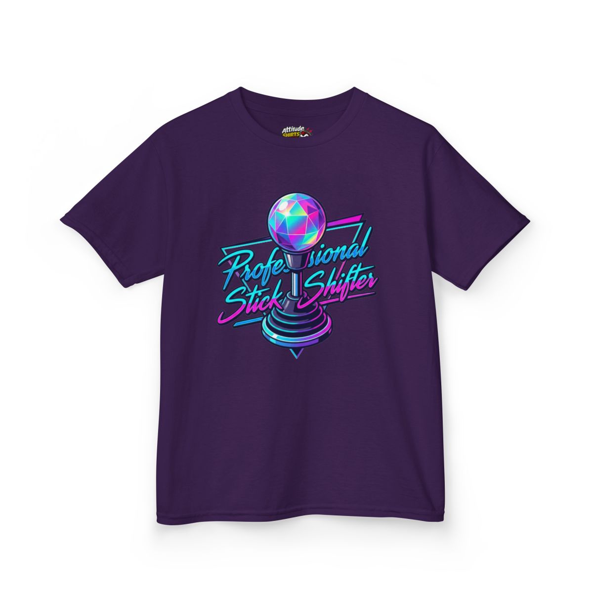 Color: Purple | Professional Stick Shifter Kids Tee