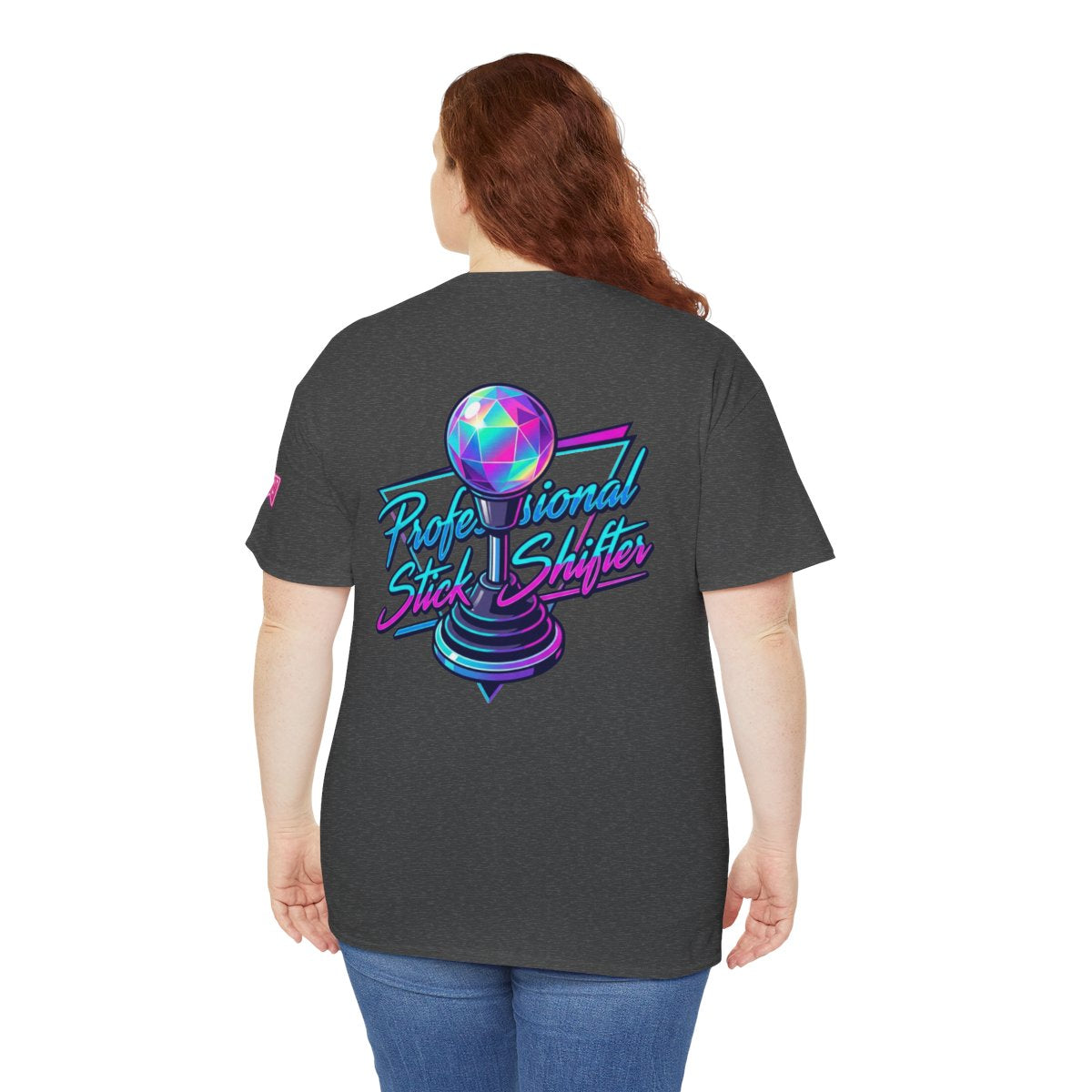 Color: Dark Heather | Professional Stick Shifter Premium Graphic Tee