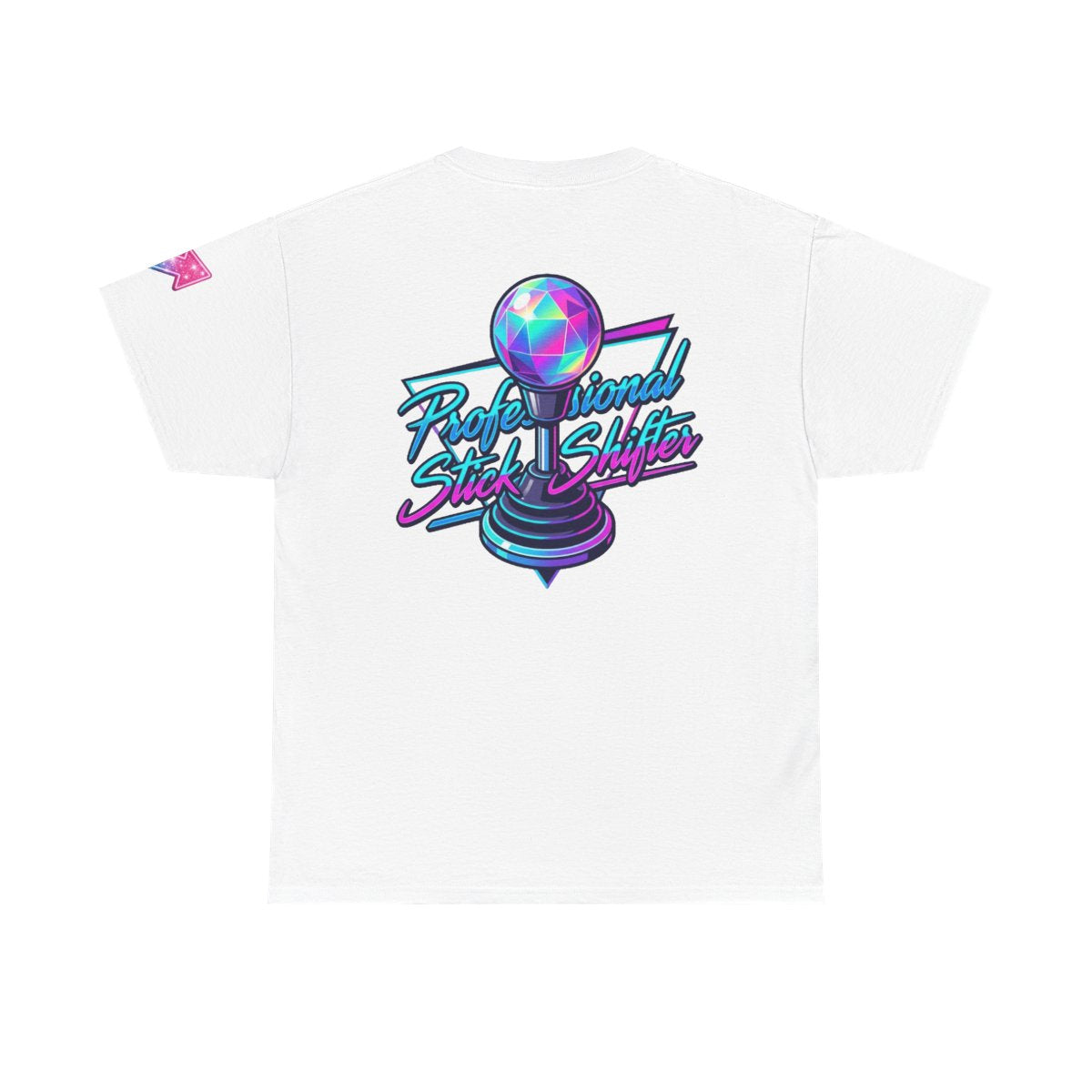 Color: White | Professional Stick Shifter Premium Graphic Tee