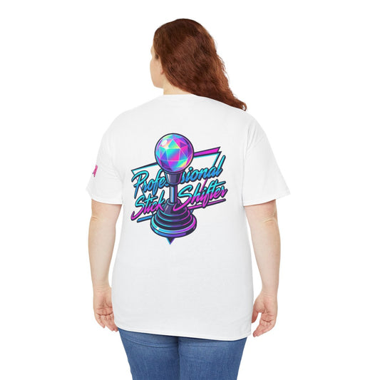 Color: White | Professional Stick Shifter Premium Graphic Tee