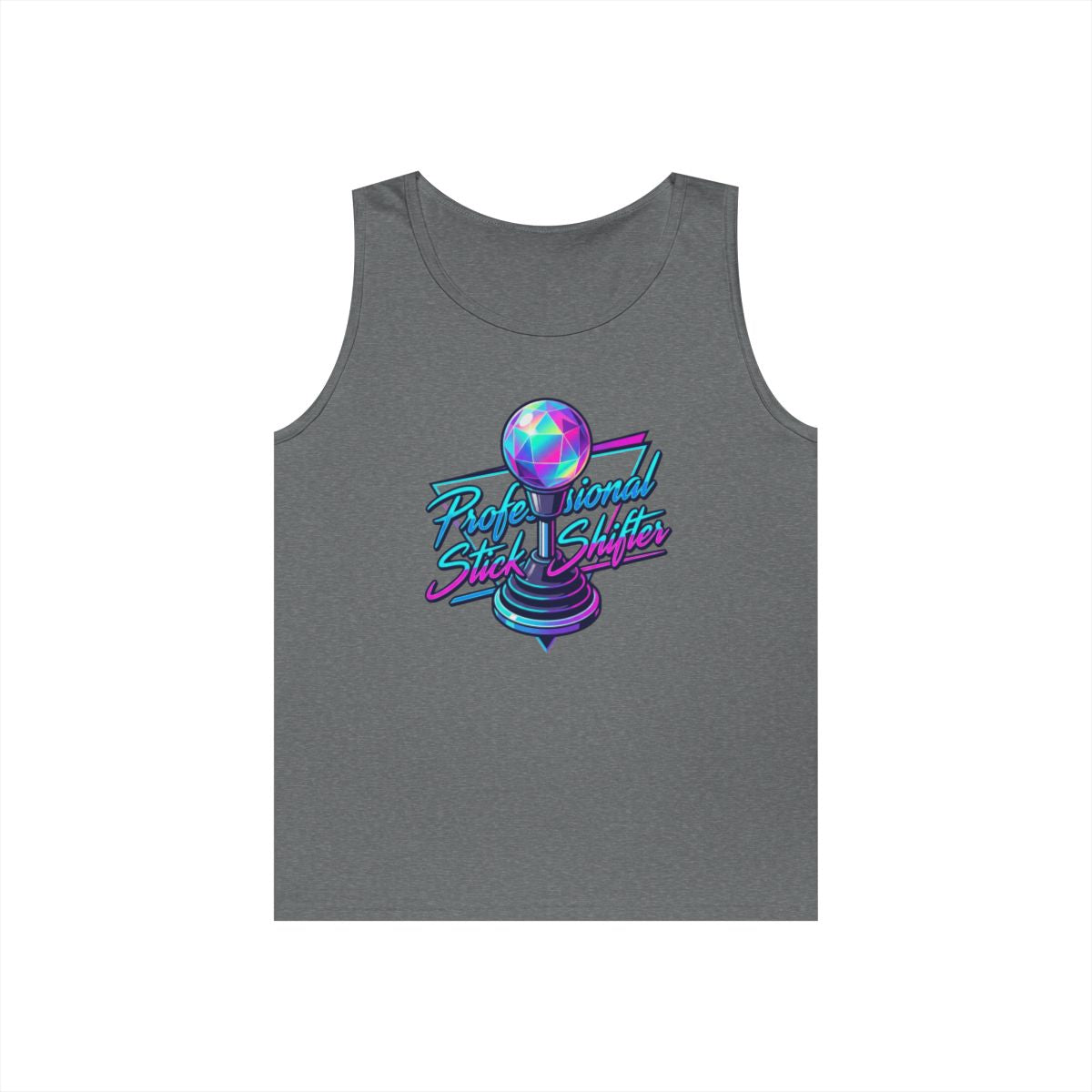 Color: Graphite Heather | Professional Stick Shifter Tank Top