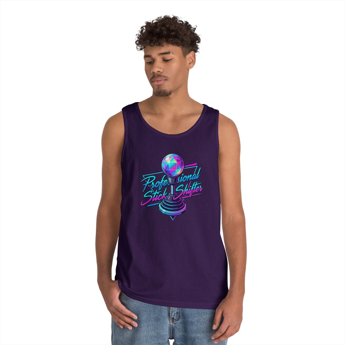 Color: Purple | Professional Stick Shifter Tank Top