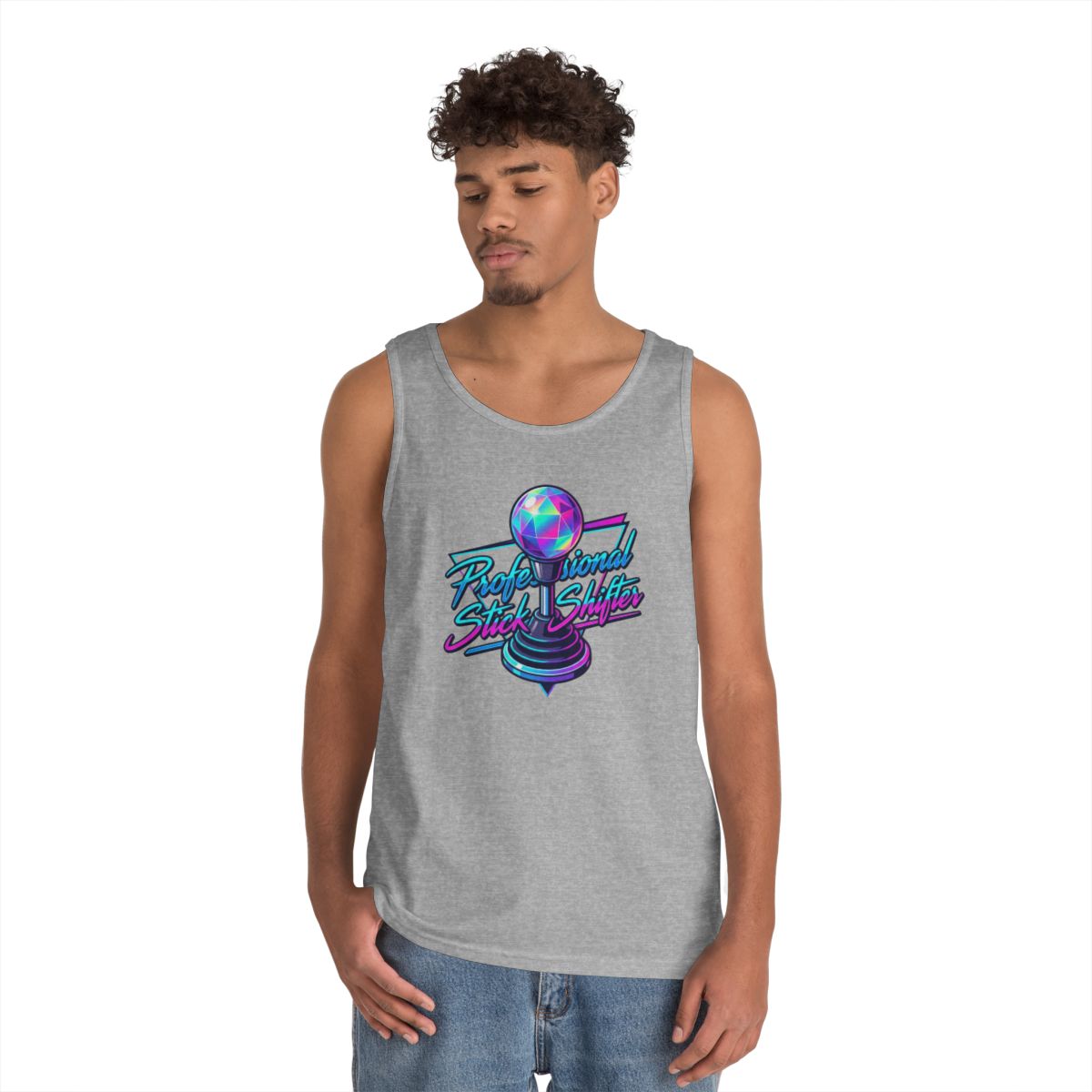 Color: Sport Grey | Professional Stick Shifter Tank Top