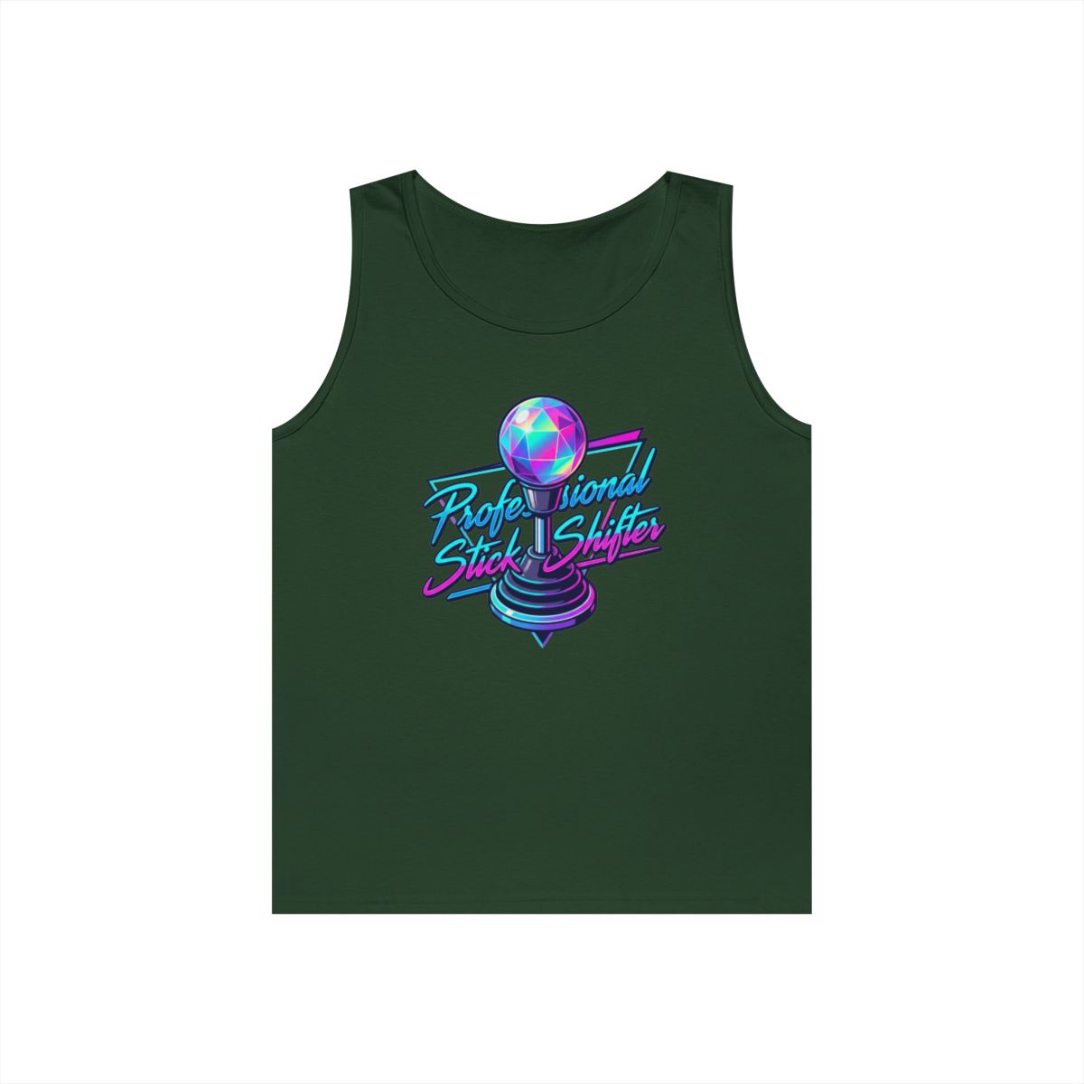 Color: Forest Green | Professional Stick Shifter Tank Top