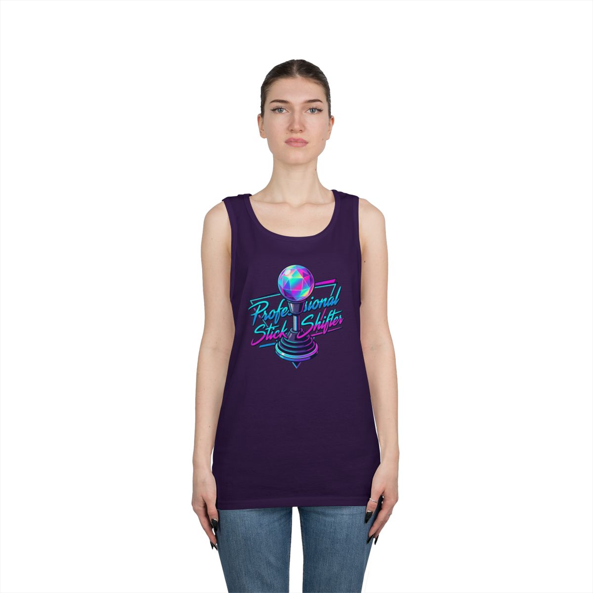 Color: Purple | Professional Stick Shifter Tank Top