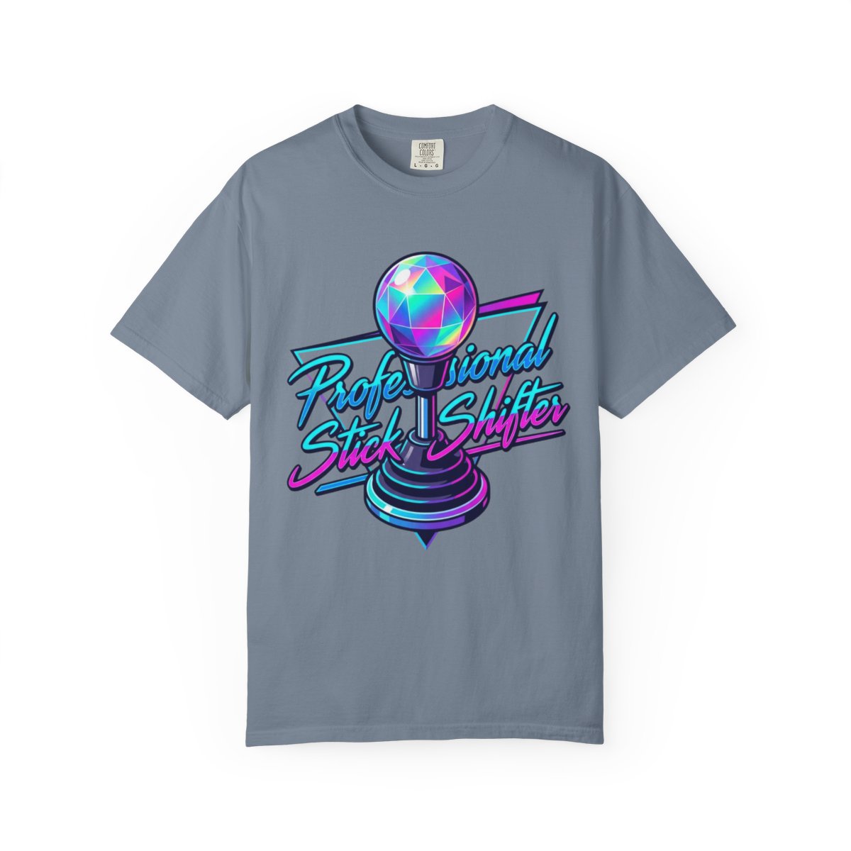 Color: Blue Jean | Professional Stick Shifter Unisex Garment-Dyed Tee