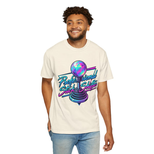 Color: Ivory | Professional Stick Shifter Unisex Garment-Dyed Tee