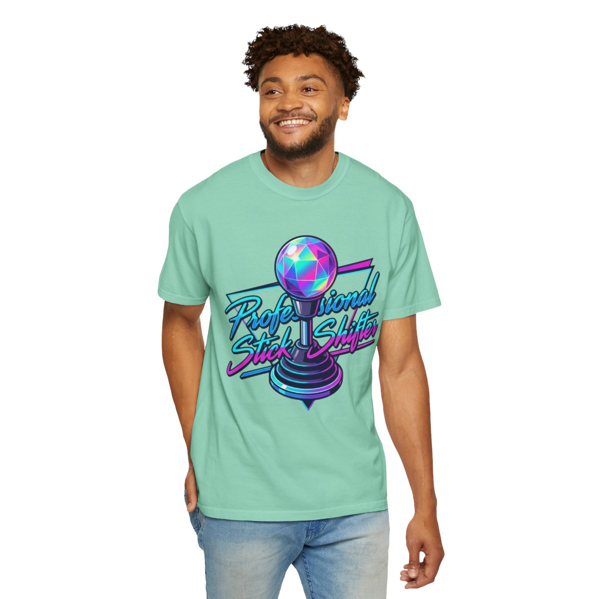 Color: Island Reef | Professional Stick Shifter Unisex Garment-Dyed Tee