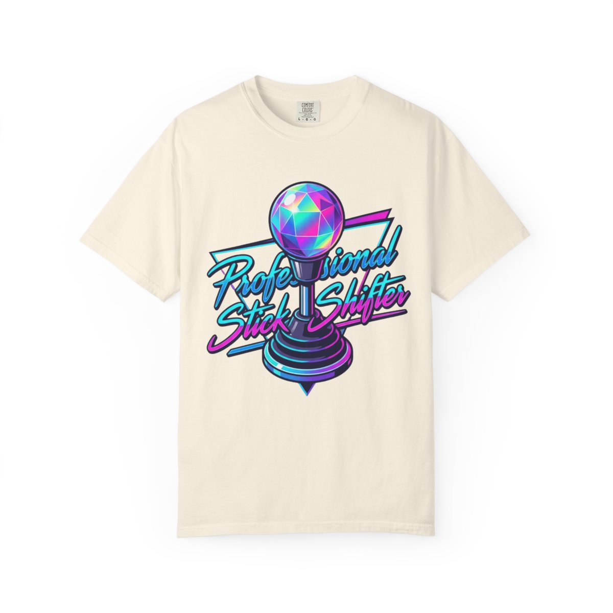 Color: Ivory | Professional Stick Shifter Unisex Garment-Dyed Tee