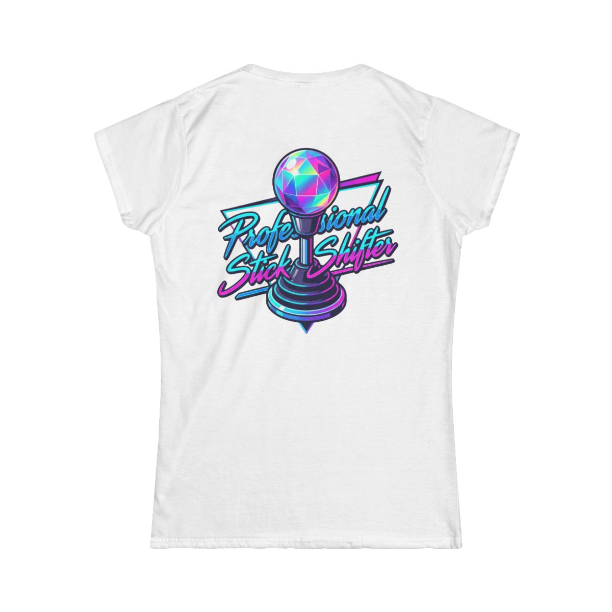 Color: White | Professional Stick Shifter Women's Tee