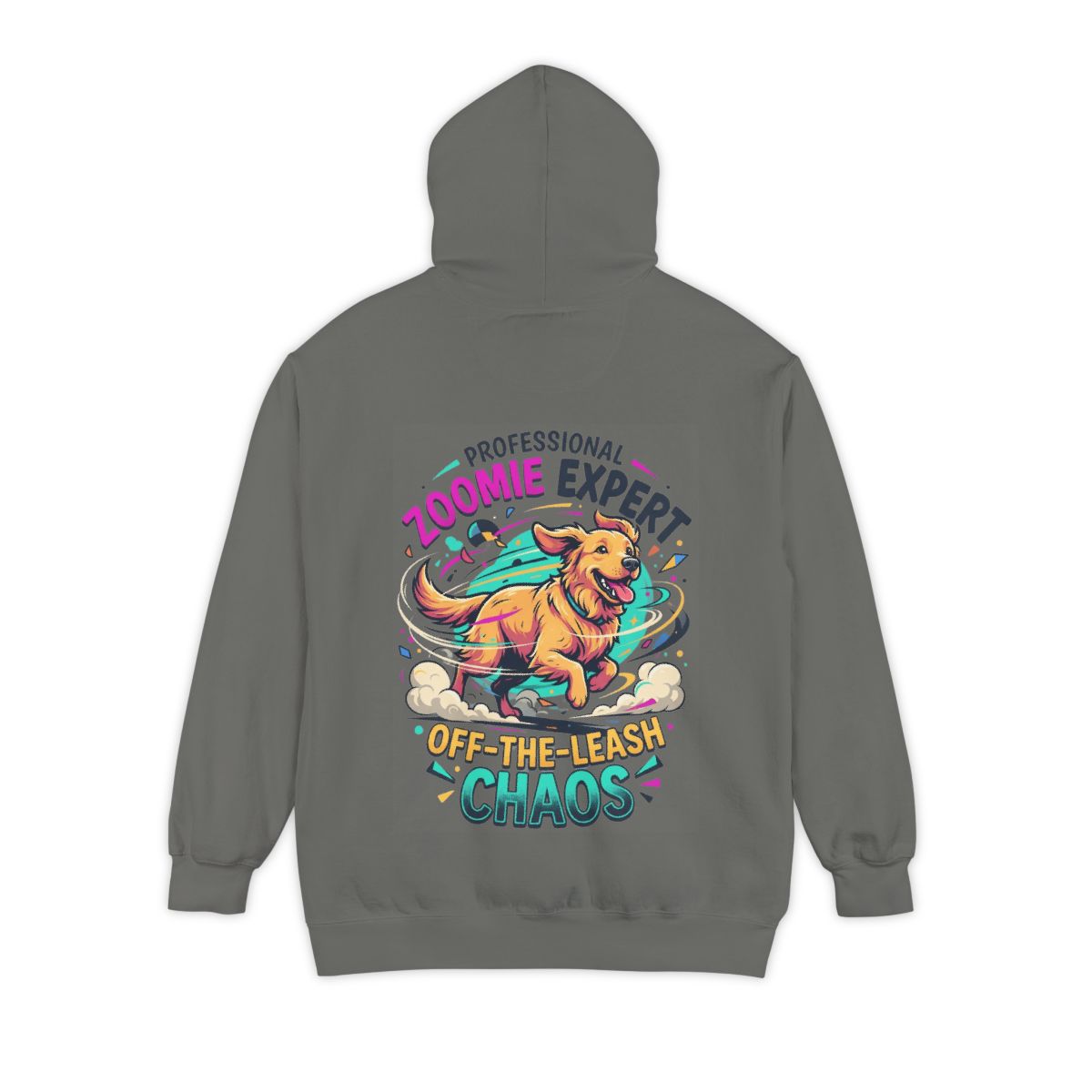 Color: Grey | Professional Zoomie Expert Garment-Dyed Hoodie