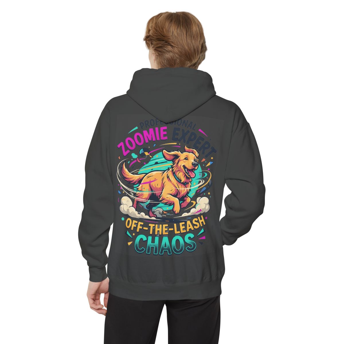 Color: Pepper | Professional Zoomie Expert Garment-Dyed Hoodie