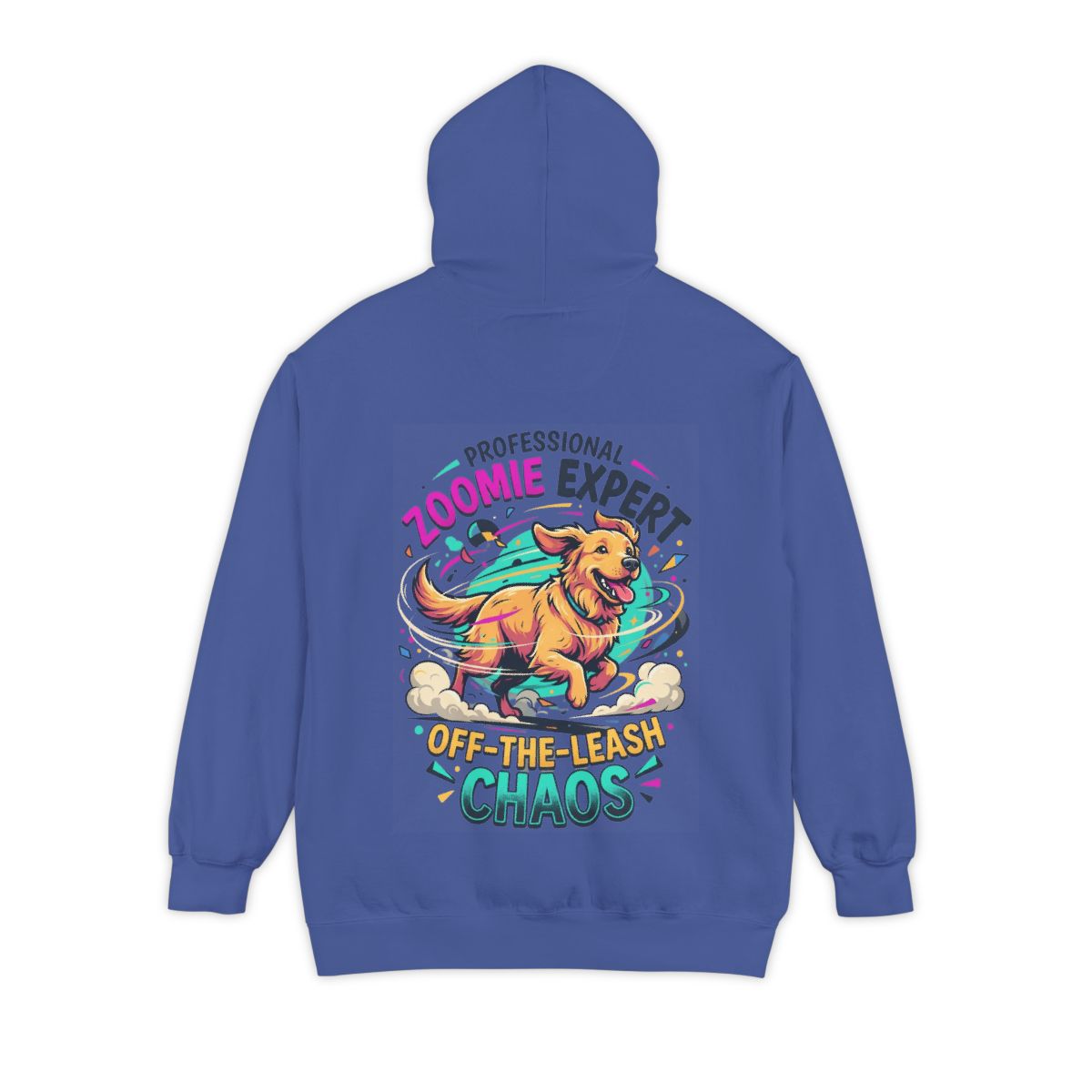 Color: Flo Blue | Professional Zoomie Expert Garment-Dyed Hoodie