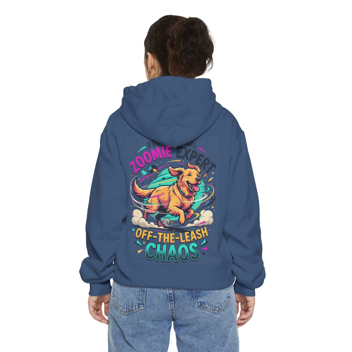 Color: True Navy | Professional Zoomie Expert Garment-Dyed Hoodie