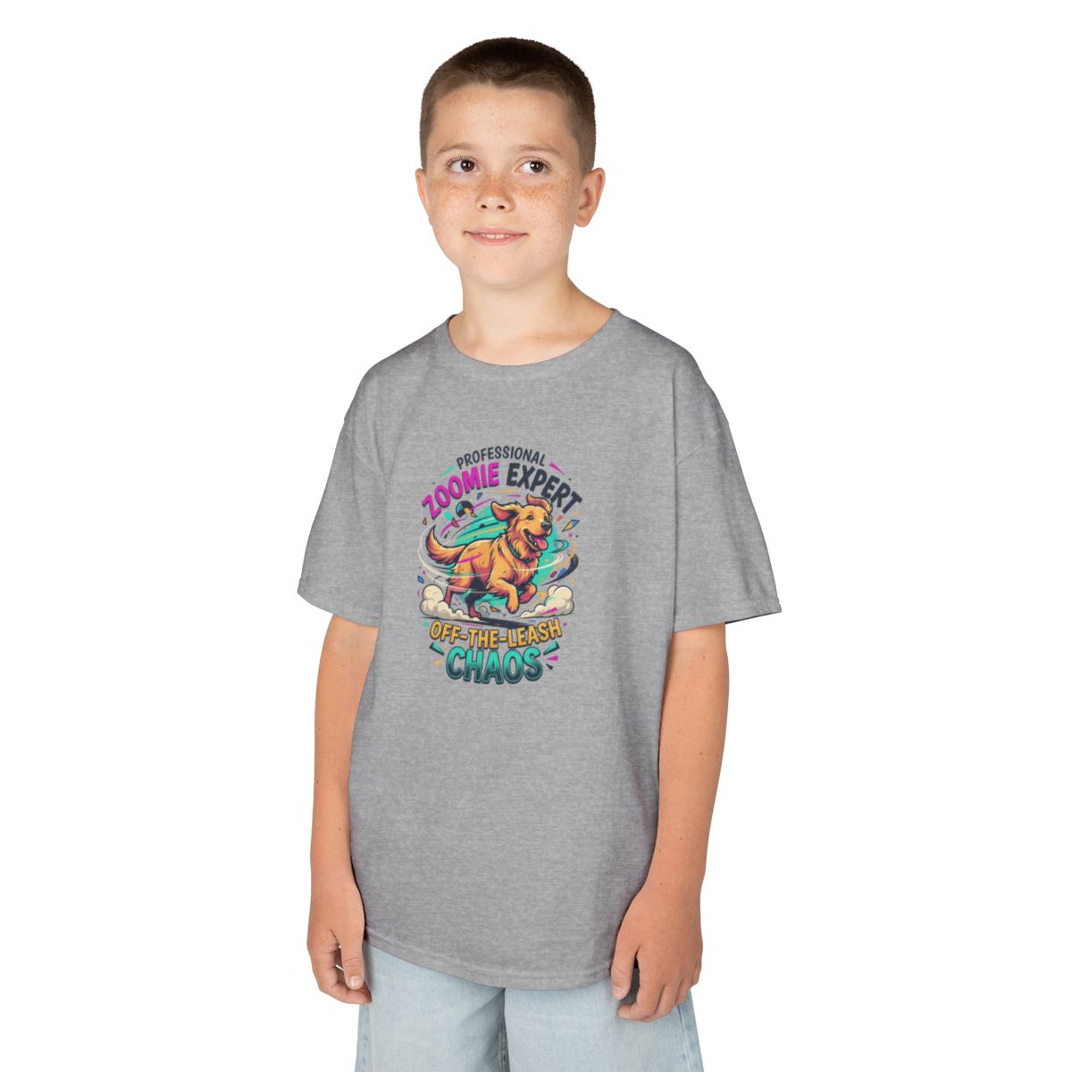 Color: Sport Grey | Professional Zoomie Expert Kids Tee