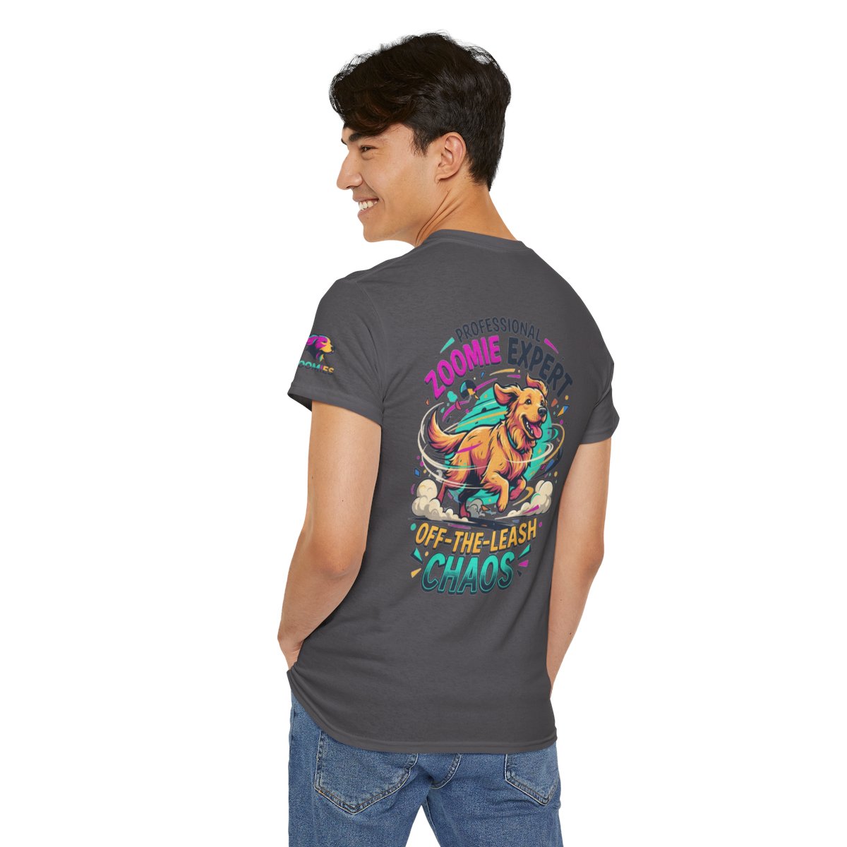 Color: Charcoal | Professional Zoomie Expert Premium Graphic Tee