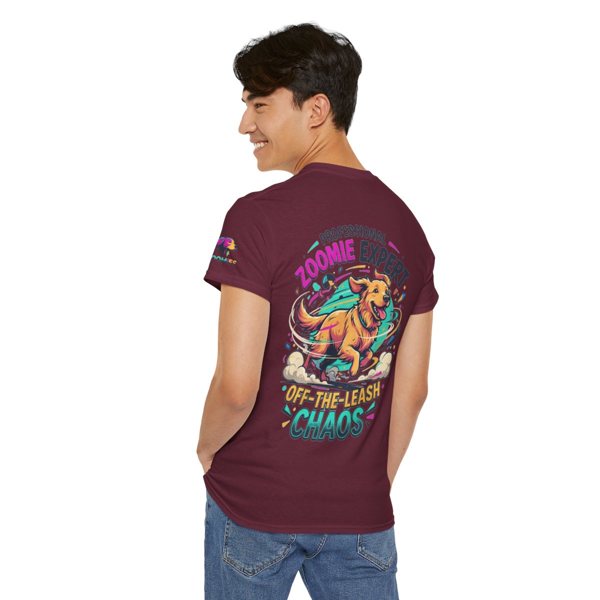 Color: Maroon | Professional Zoomie Expert Premium Graphic Tee