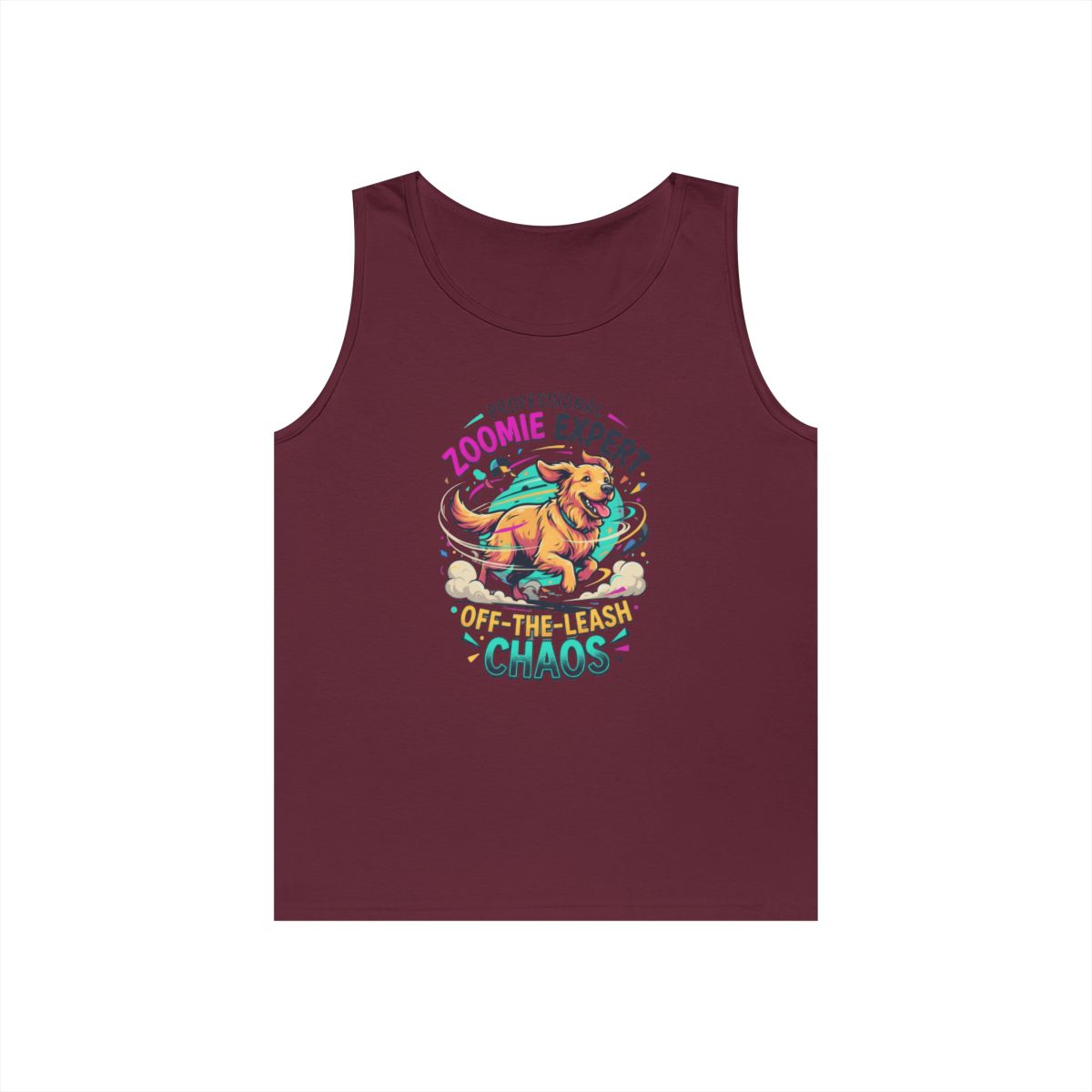 Color: Maroon | Professional Zoomie Expert Tank Top