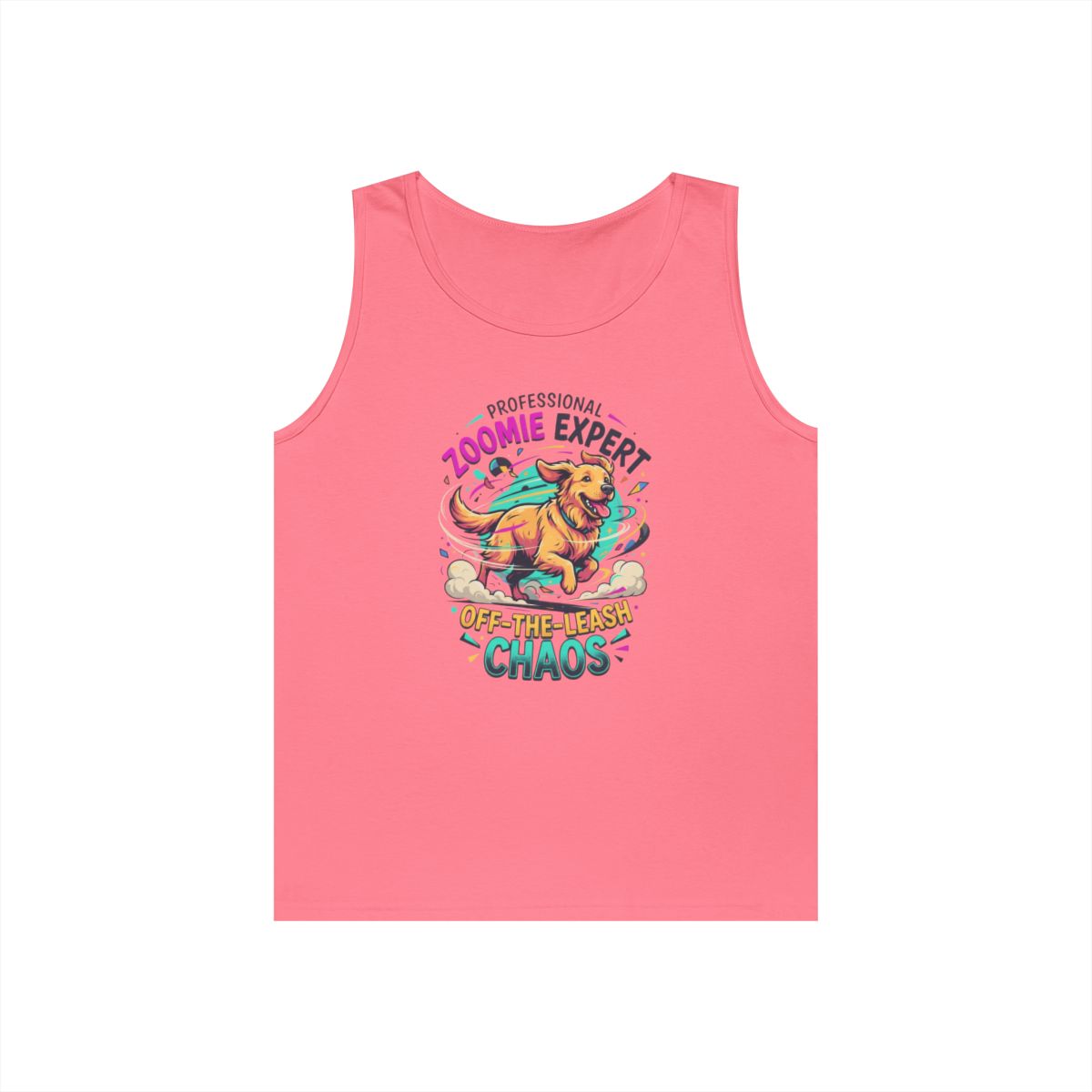 Color: Safety Pink | Professional Zoomie Expert Tank Top