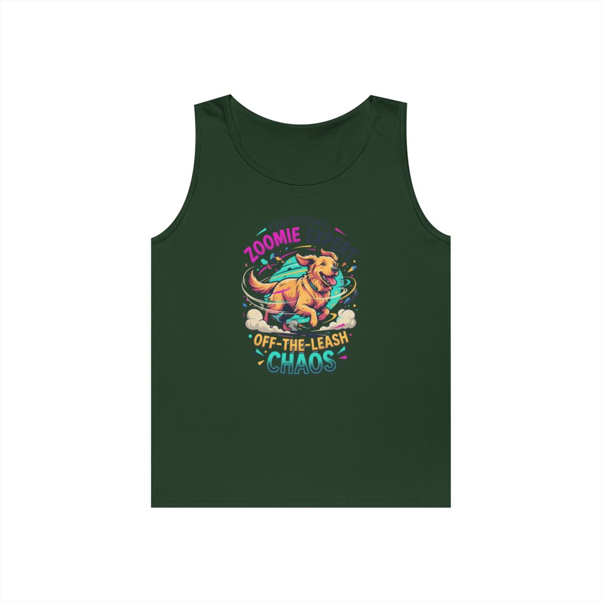 Color: Forest Green | Professional Zoomie Expert Tank Top