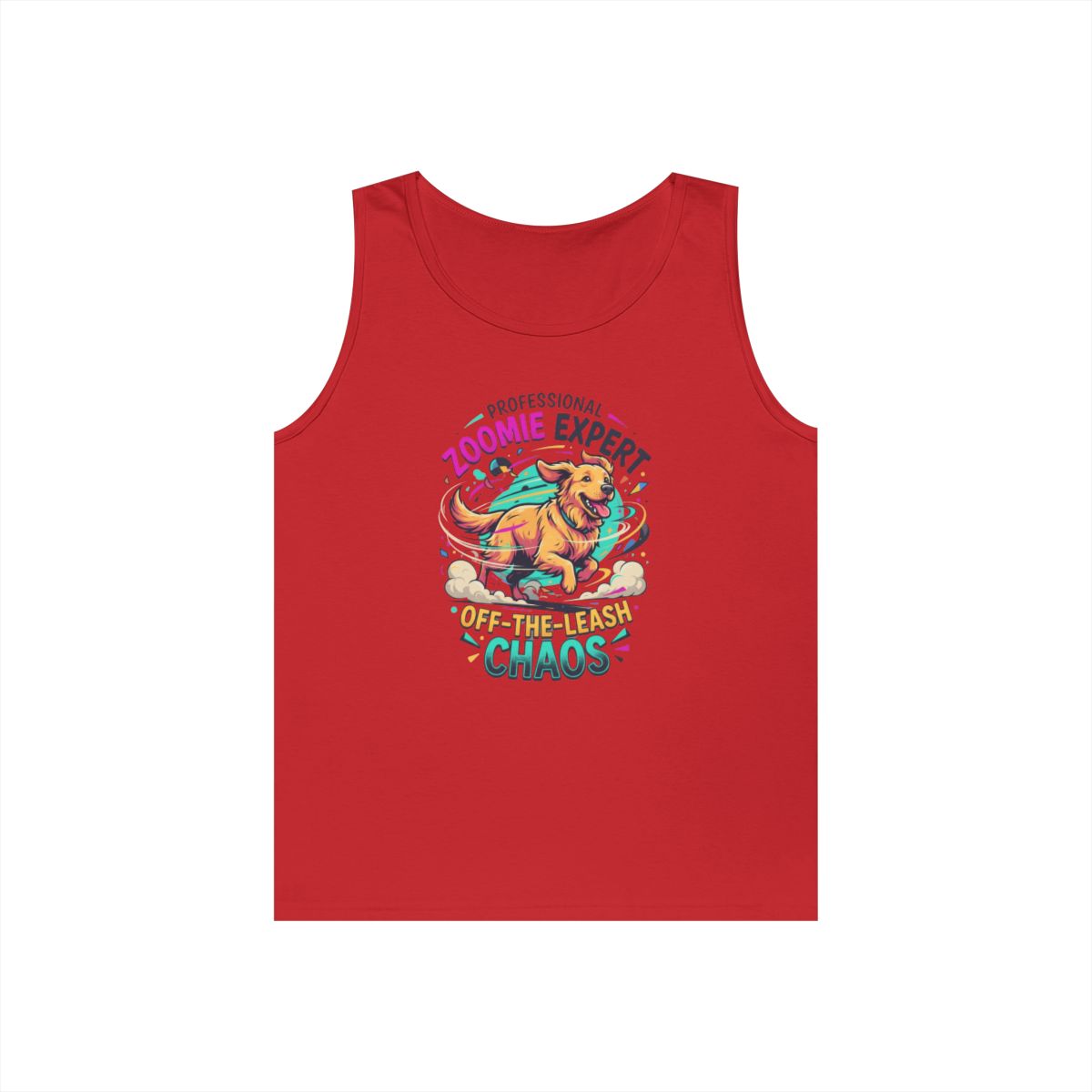 Color: Red | Professional Zoomie Expert Tank Top