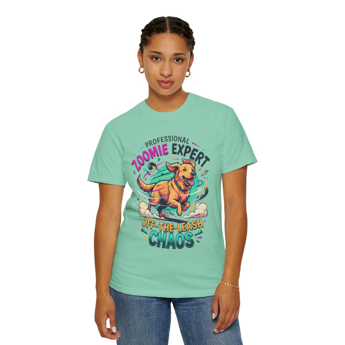 Color: Island Reef | Professional Zoomie Expert Unisex Garment-Dyed Tee