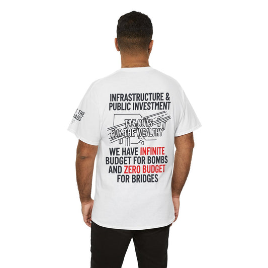 Color: White | Protest Series - Fix The Roads Premium Graphic Tee