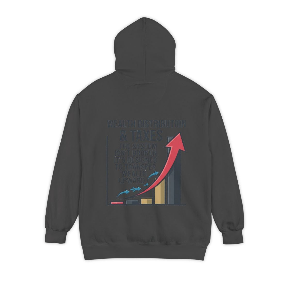 Color: Pepper | Protest Series - Follow The Money Garment-Dyed Hoodie