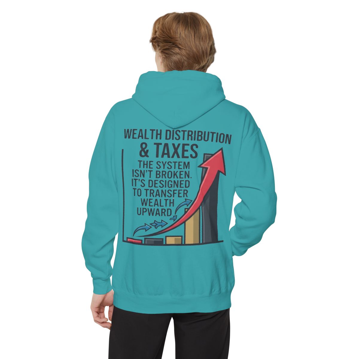Color: Seafoam | Protest Series - Follow The Money Garment-Dyed Hoodie